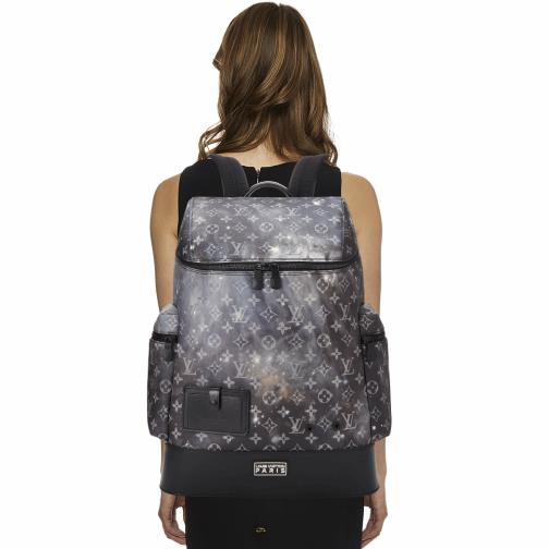Black Monogram Galaxy Alpha Backpack, , large image number 0