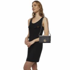 Chanel Black Chevron Caviar Flap Shoulder Bag, , large image number 2
