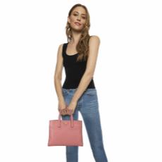 Pink Saffiano Tote, , large image number 2