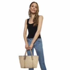 Gold Original GG Canvas Jolicoeur Tote, , large image number 2