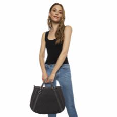 Black Original GG Canvas Abby Convertible Hobo Large, , large image number 2