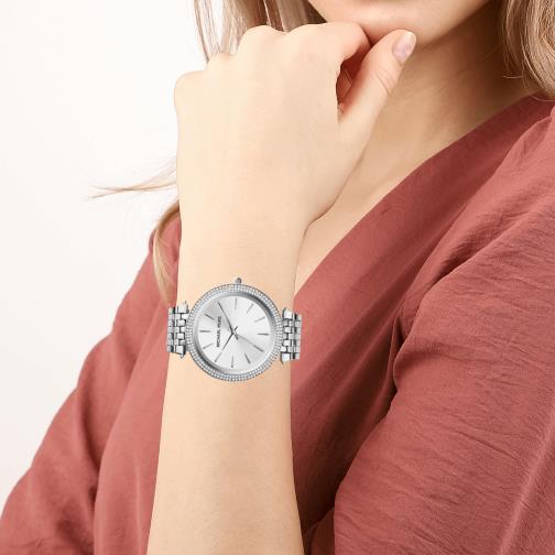 Schmuck & Uhren Michael Kors | Michael Kors MK3190 Darci Watch Silver-Tone Dresswatch - GP87532