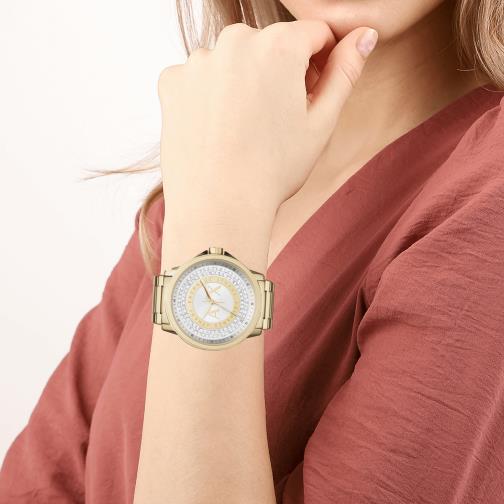 Schmuck & Uhren Armani Exchange | Armani Exchange AX4321 Ladies Lady Banks Watch Gold Dresswatch - NK86701