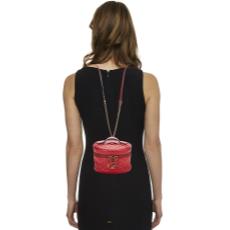 Red Leather 'GG' Marmont Backpack Mini , , large image number 2