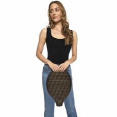 Brown Zucca Canvas Tennis Racket Cover, , large image number 2