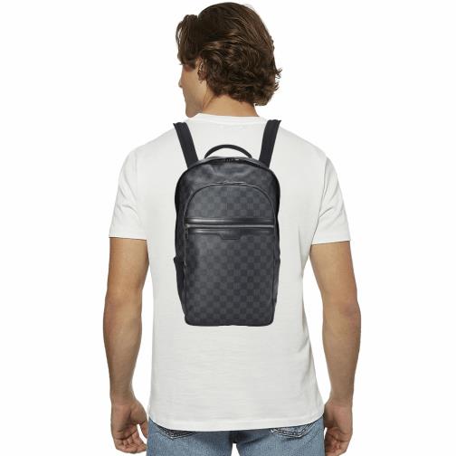 helicopter Expectation Horse Shop Louis Vuitton Damier Graphite Michael Backpack | WGACA