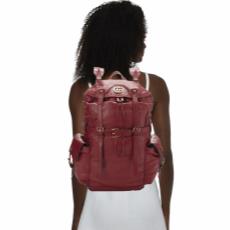 Red Leather (RE)BELLE Backpack, , large image number 2