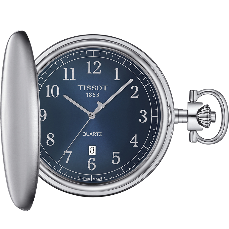 Tissot Savonnette Men s Pocket Watch in Stainless Steel