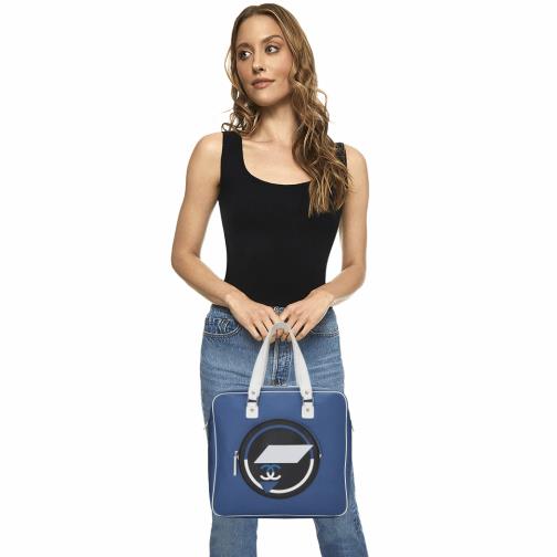 Blue Canvas Airlines Zip Shopping Tote Large, , large image number 0