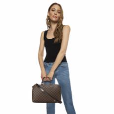 Speedy Bandoulière 35 Damier Ebene - Women - Handbags