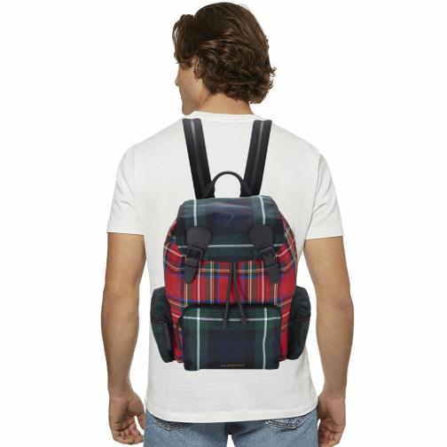 Multicolor Nylon Rucksack Backpack , , large image number 0