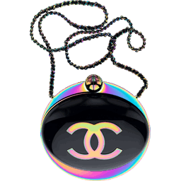 Chanel Multicolor Resin On The Moon 'CC' Minaudière Bag
