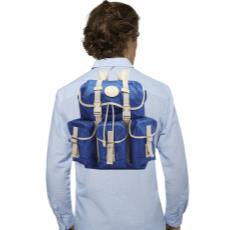 Blue Nylon Off The Grid Backpack, , large image number 2