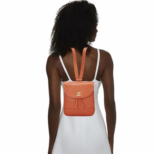 Orange Caviar 3 'CC' Backpack Small, , large image number 0