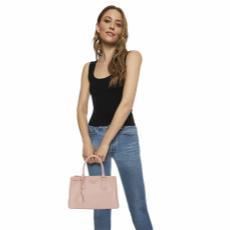 Pink Saffiano Executive Tote Small, , large image number 2