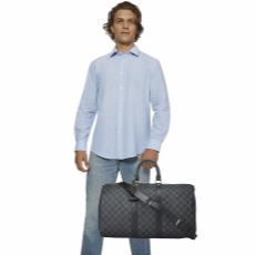 Damier Graphite Keepall Bandouliere 45, , large image number 2