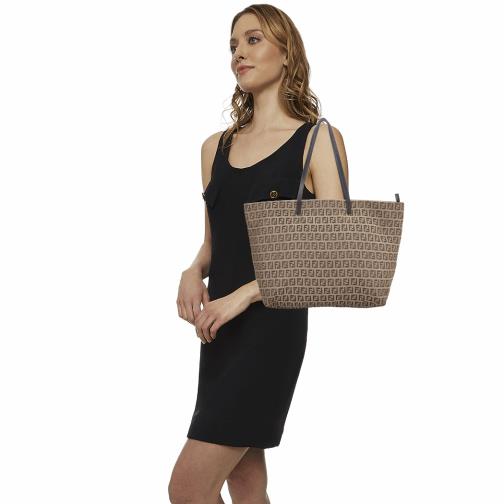 Brown Zucchino Roll Tote , , large image number 0
